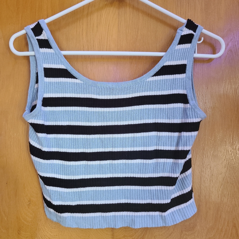 Simple Striped Croptop